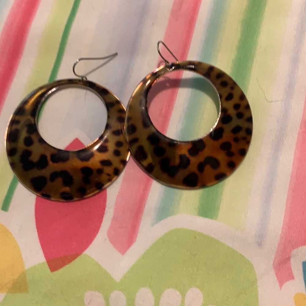 Cheetah Print Earrings